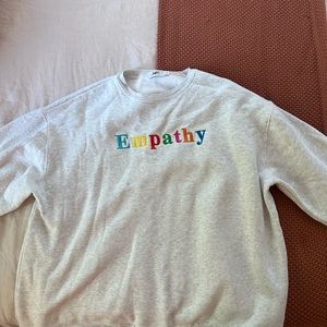 The Mayfair Group Empathy Always Sweatshirt Grey